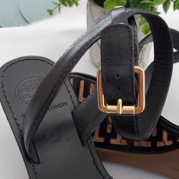 Tory Burch black wedges - Picture 7 of 7